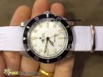 High Quality Replica Vintage Rolex Submariner Watch White Dial - Nato Strap